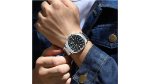Reloj Curren 8455 Plateado - Metálico de Hombre