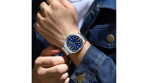 Reloj Curren 8455 Plateado - Metálico de Hombre