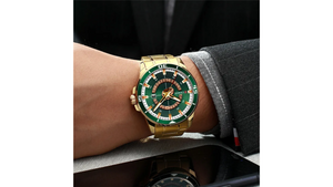 Reloj Curren 8359 Verde/Dorado - Metálico de Hombre