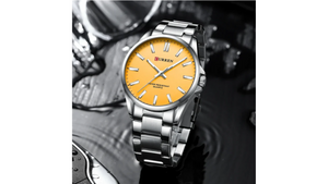 Reloj Curren 9090G Plateado - Metálico de Hombre