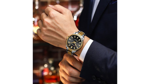 Reloj Curren 9090G Dorado/Plateado - Metálico de Hombre