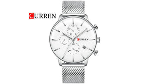 Reloj Curren 8339 Plateado - Metálico de Hombre