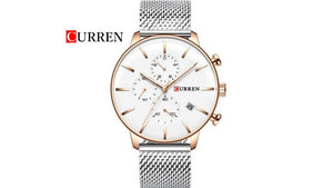 Reloj Curren 8339 Plateado/Oro Rosa- Metálico de Hombre