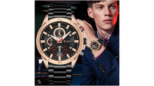 Reloj Curren 8275 Pavonado/Oro Rosa - Metálico de Hombre