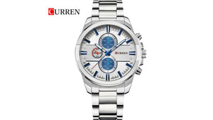 Reloj Curren 8275 Plateado - Metálico de Hombre