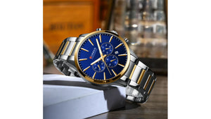 Reloj Curren 8435 Plateado/Dorado - Metálico de Hombre