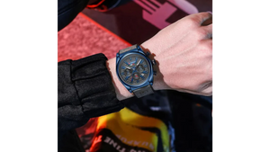 Reloj Curren 8392 Azul/Gris - Cuero de Hombre