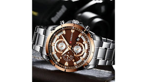 Reloj Curren 8360 Plateado - Metálico de Hombre