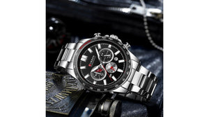 Reloj Curren 8418 Plateado - Metálico de Hombre
