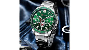 Reloj Curren 8418 Plateado - Metálico de Hombre