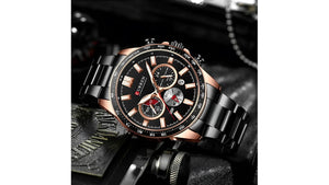 Reloj Curren 8418 Pavonado - Metálico de Hombre