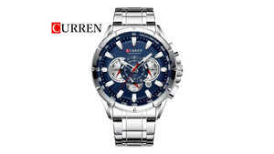 Reloj Curren 8363 Plateado - Metálico de Hombre