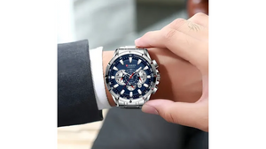 Reloj Curren 8363 Plateado - Metálico de Hombre