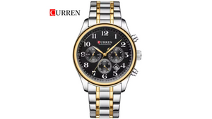 Reloj Curren 8466 Plateado/Dorado - Metálico de Hombre