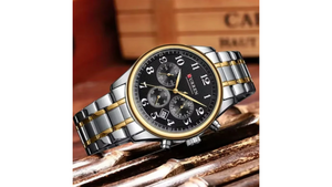 Reloj Curren 8466 Plateado/Dorado - Metálico de Hombre