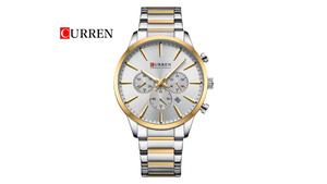 Reloj Curren 8435 Plateado/Dorado - Metálico de Hombre