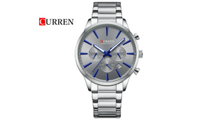 Reloj Curren 8435 Plateado - Metálico de Hombre