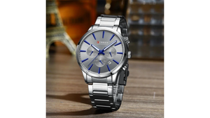 Reloj Curren 8435 Plateado - Metálico de Hombre