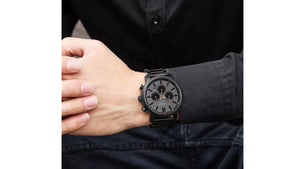 Reloj Curren 8315 Pavonado/Negro Mate - Metálico de Hombre