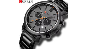 Reloj Curren 8315 Pavonado/Negro Mate - Metálico de Hombre