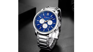 Reloj Curren 8315 Plateado - Metalico de Hombre