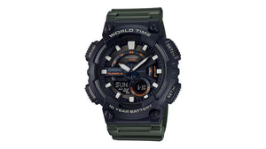 Reloj Casio AEQ - 110W - 3A Plástico de Hombre