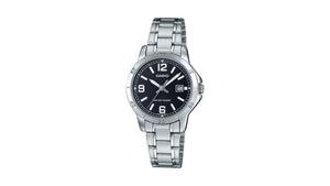 Reloj Casio LTP - V004D - 1B2 - Metálico de Mujer
