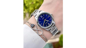 Reloj Casio LTP - V005D - 2B2 - Metálico de Mujer