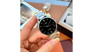 Reloj Casio LTP - VT01D - 1B - Metálico de Mujer