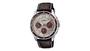 Reloj Casio MTP - 1374L - 7A1 - Cuero de Hombre