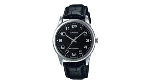 Reloj Casio MTP - V001L - 1B - Cuero de Hombre
