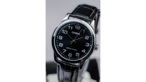 Reloj Casio MTP - V001L - 1B - Cuero de Hombre