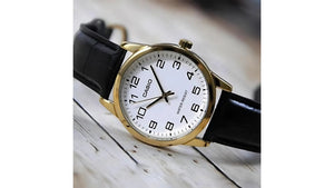 Reloj Casio MTP - V001GL - 7B - Cuero de Hombre