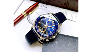 Reloj Casio Edifice - EFV - 600L - 2A - Cuero de Hombre