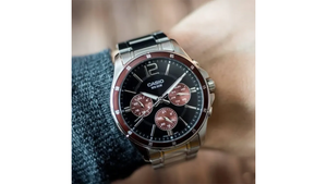 Reloj Casio MTP - 1374D - 5A Metálico de Hombre