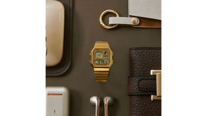 Reloj Casio - A130WEG - 9A - Metálico Retro