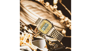 Reloj Casio A168WG - 9W Metálico de Mujer