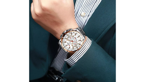 Reloj Curren 8363 Plateado/Oro rosa - Metálico de Hombre