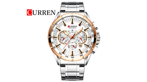 Reloj Curren 8363 Plateado/Oro rosa - Metálico de Hombre