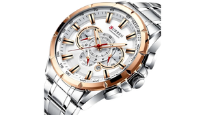 Reloj Curren 8363 Plateado/Oro rosa - Metálico de Hombre