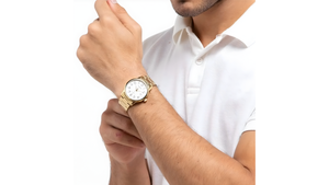 Reloj Casio MTP - V002G - 7B2 Metálico de Hombre