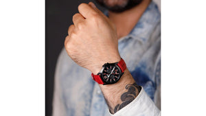 Reloj Casio MTP - E350BL - 1B Cuero de Hombre