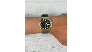 Reloj Casio MTP - E735GL - 1A Cuero de Hombre