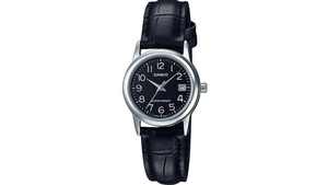 Reloj Casio LTP - V002L - 1B Cuero de Mujer