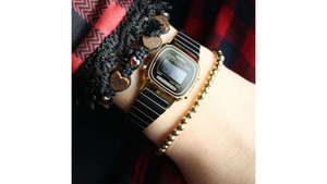 Reloj Casio LA670WEGB - 1B Metálico Retro