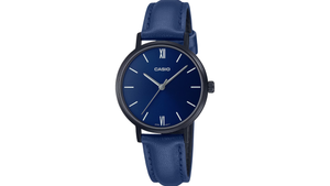 Reloj Casio LTP - VT02BL - 2A Cuero de Mujer