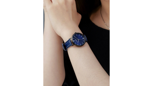 Reloj Casio LTP - VT02BL - 2A Cuero de Mujer