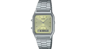 Reloj Casio AQ - 230A - 9AM Metálico Unisex