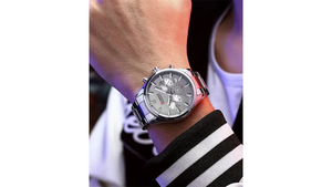 Reloj Curren 8446 Plateado - Metálico de Hombre
