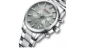 Reloj Curren 8446 Plateado - Metálico de Hombre
